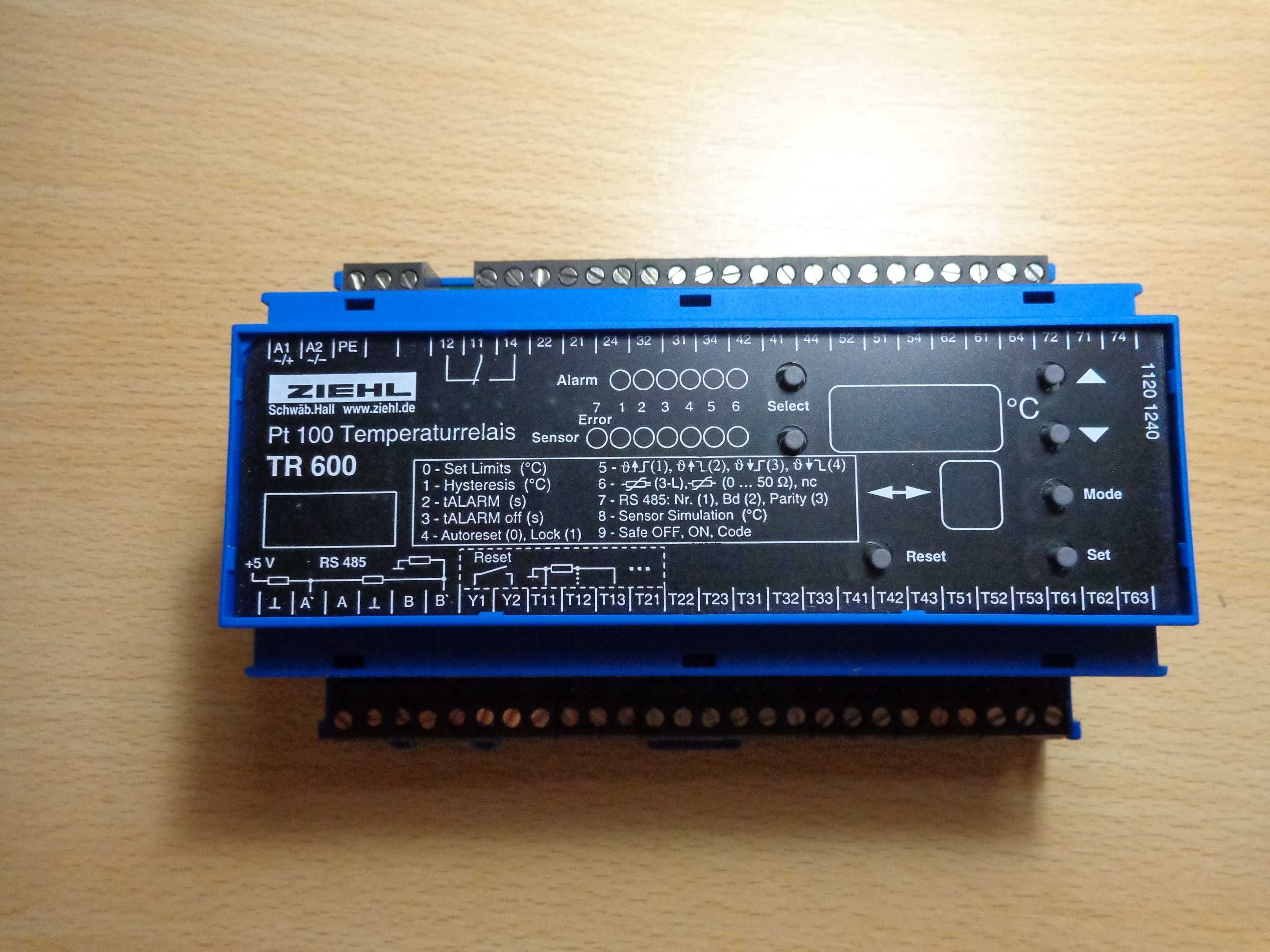 RELÉ DE TEMPERATURA INDUSTRIAL COM INTERFACE RS485