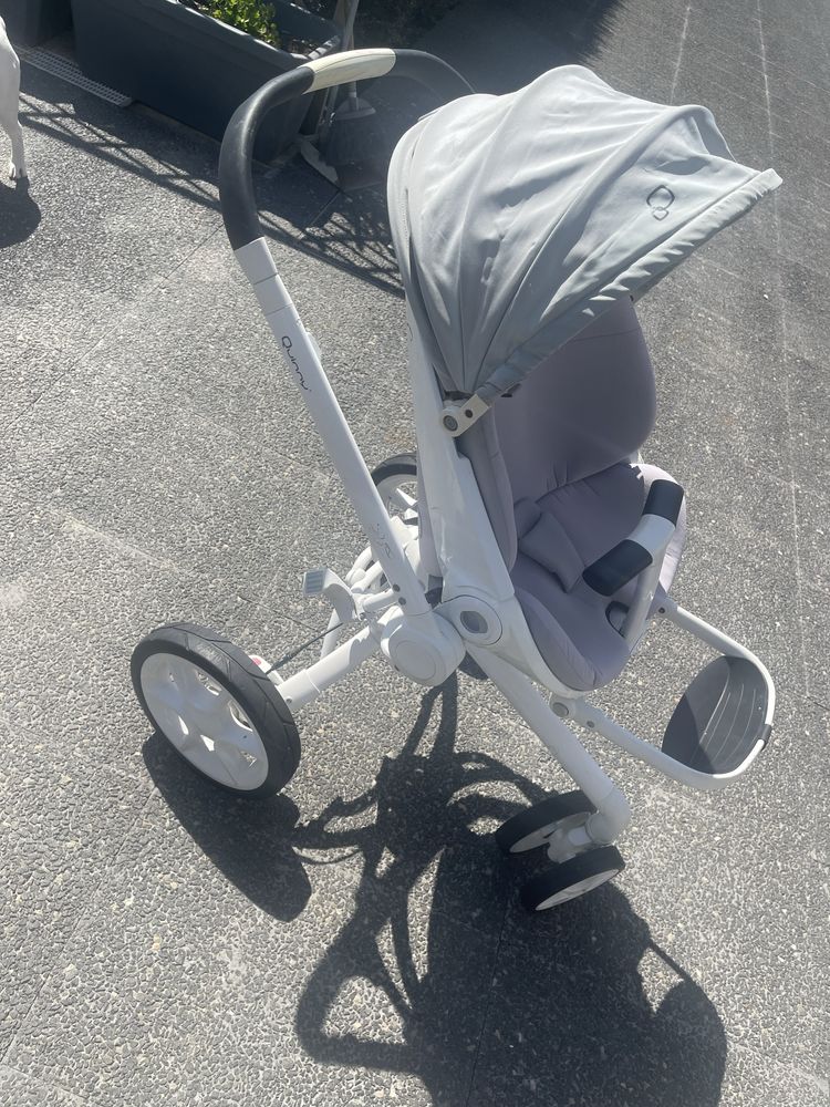 Carrinho de bebe quinny com babycock+isofix/cadeira auto