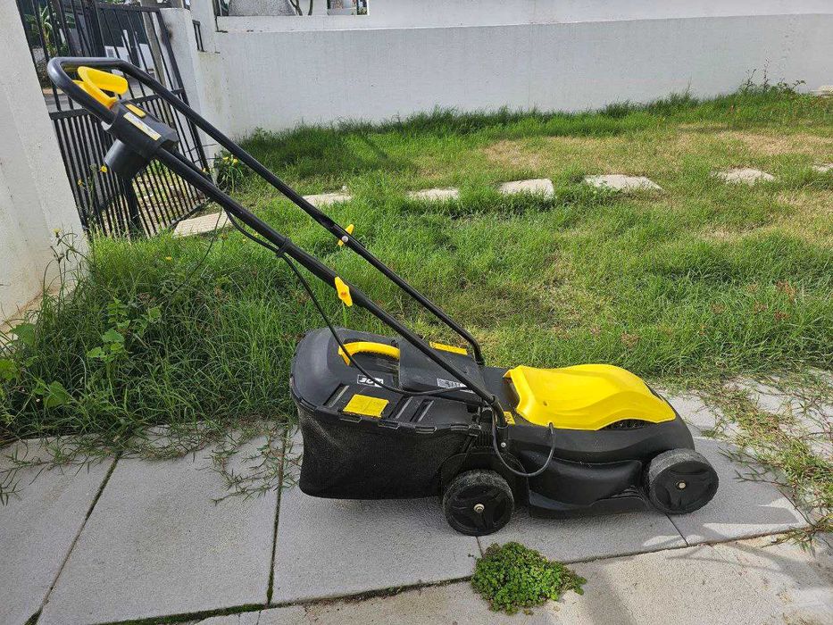 Máquina Cortar Relva Elétrica + Cabo de 15 metros