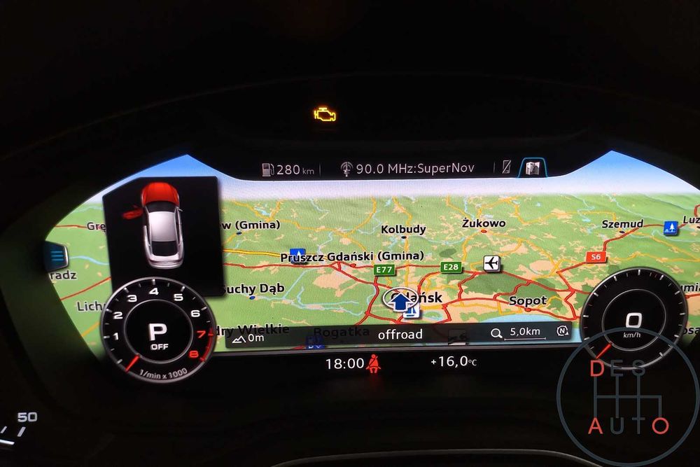 Audi VW Seat Skoda licznik przebieg Virtual Cockpit Sport Layout