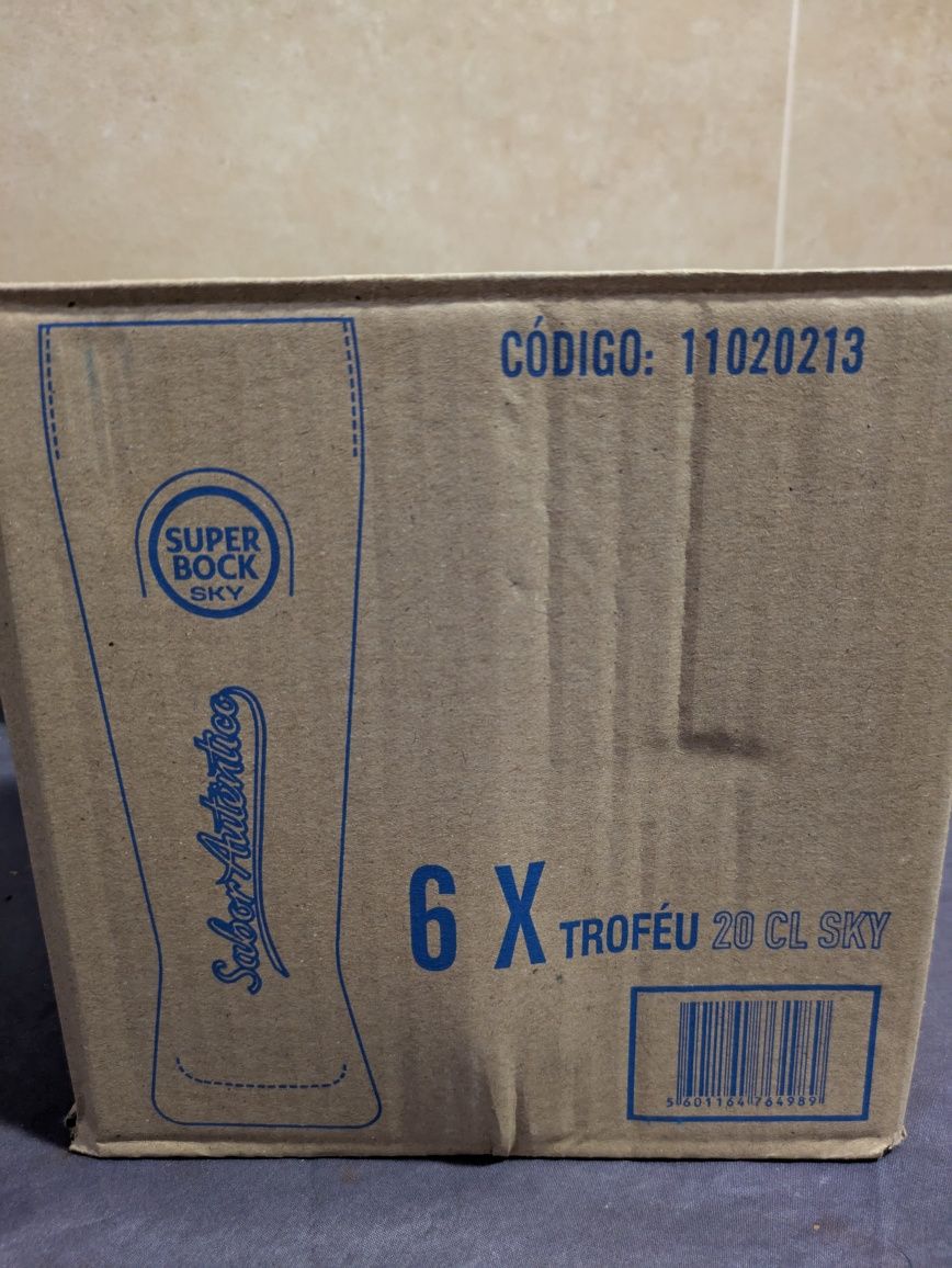 Copos Super Bock novos