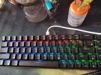 Klawiatura mechaniczna Modecom volcano lamparty rgb bt gateron yelow