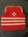 Porta moedas de crochet