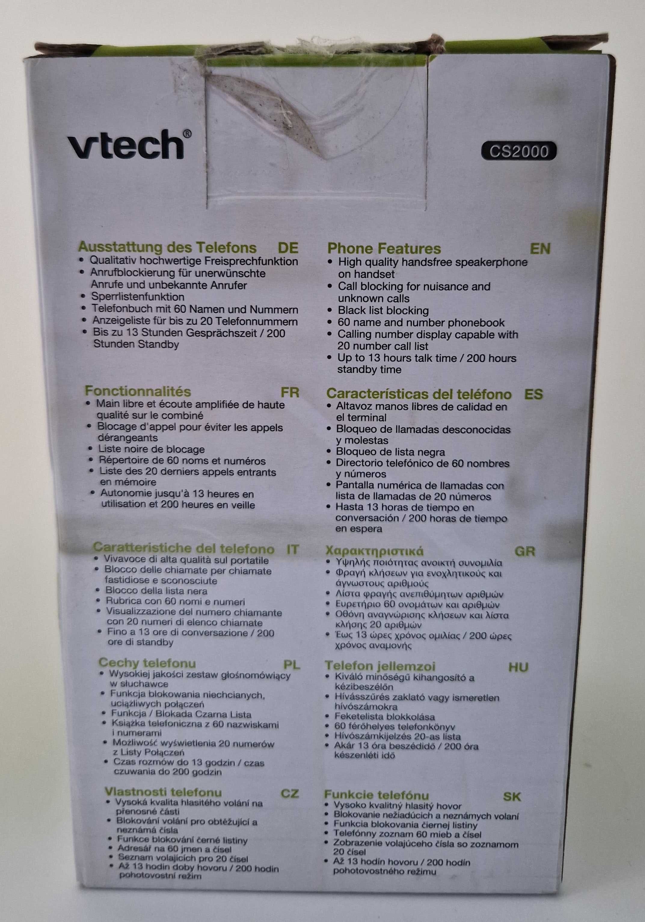 Telefon bezprzewodowy Vtech CS2000