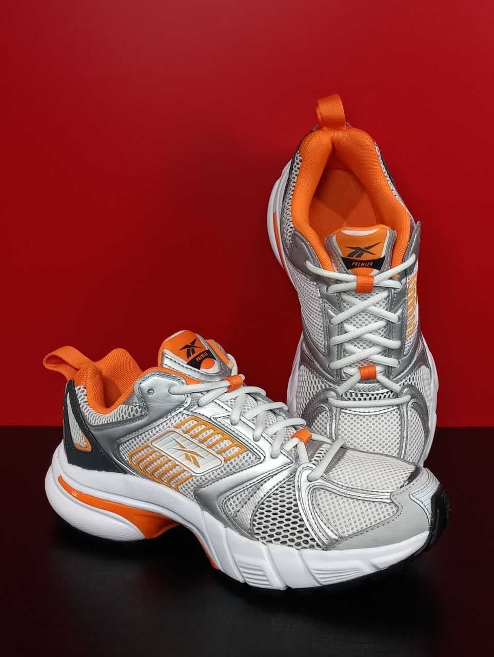 Женские кроссовки Reebok Premier 'White High Vis Orange Оригинал