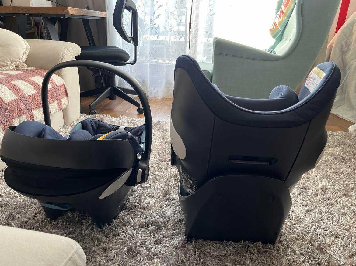 [ZESTAW] Foteliki Cybex Aton + Sirona M2 i-Size + Baza M (ISOFIX)
