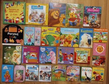 21x książki dla dzieci Barbie król lew Sezamowy zakątek