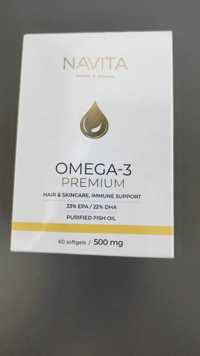 OMEGA-3 Premium  вироблена в Ісландії   Navita