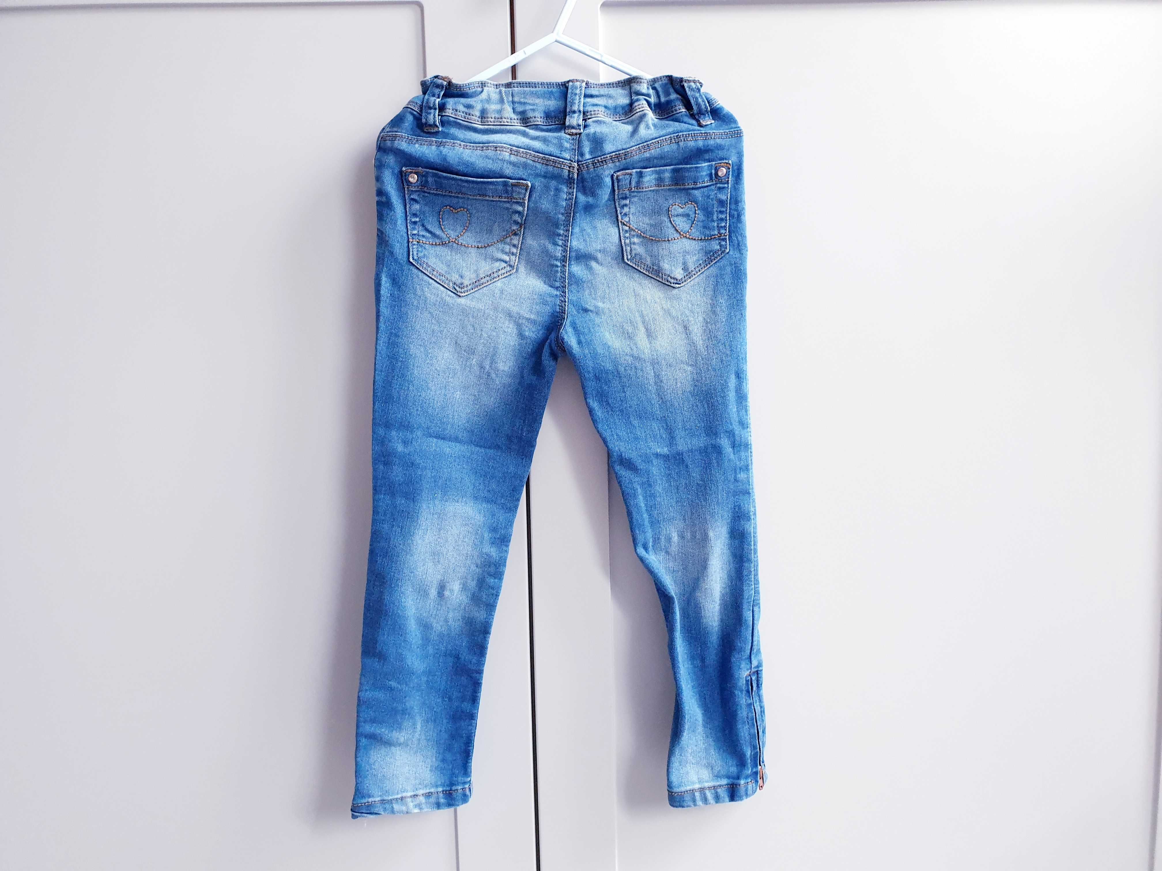 Spodnie dżinsowe dżinsy jeansy Primark &Denim 110