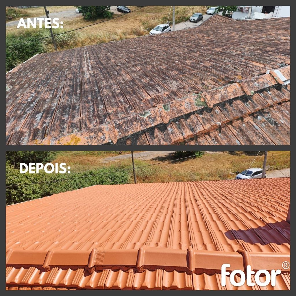 Lavagem / impermeabilização de telhados.