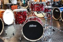 Polmuz Model 3 Birch 18" 12" 14" + 14" Vintage Red Pearl