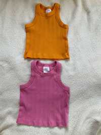 Top Zara r 116 dla dziewczynki 2szt