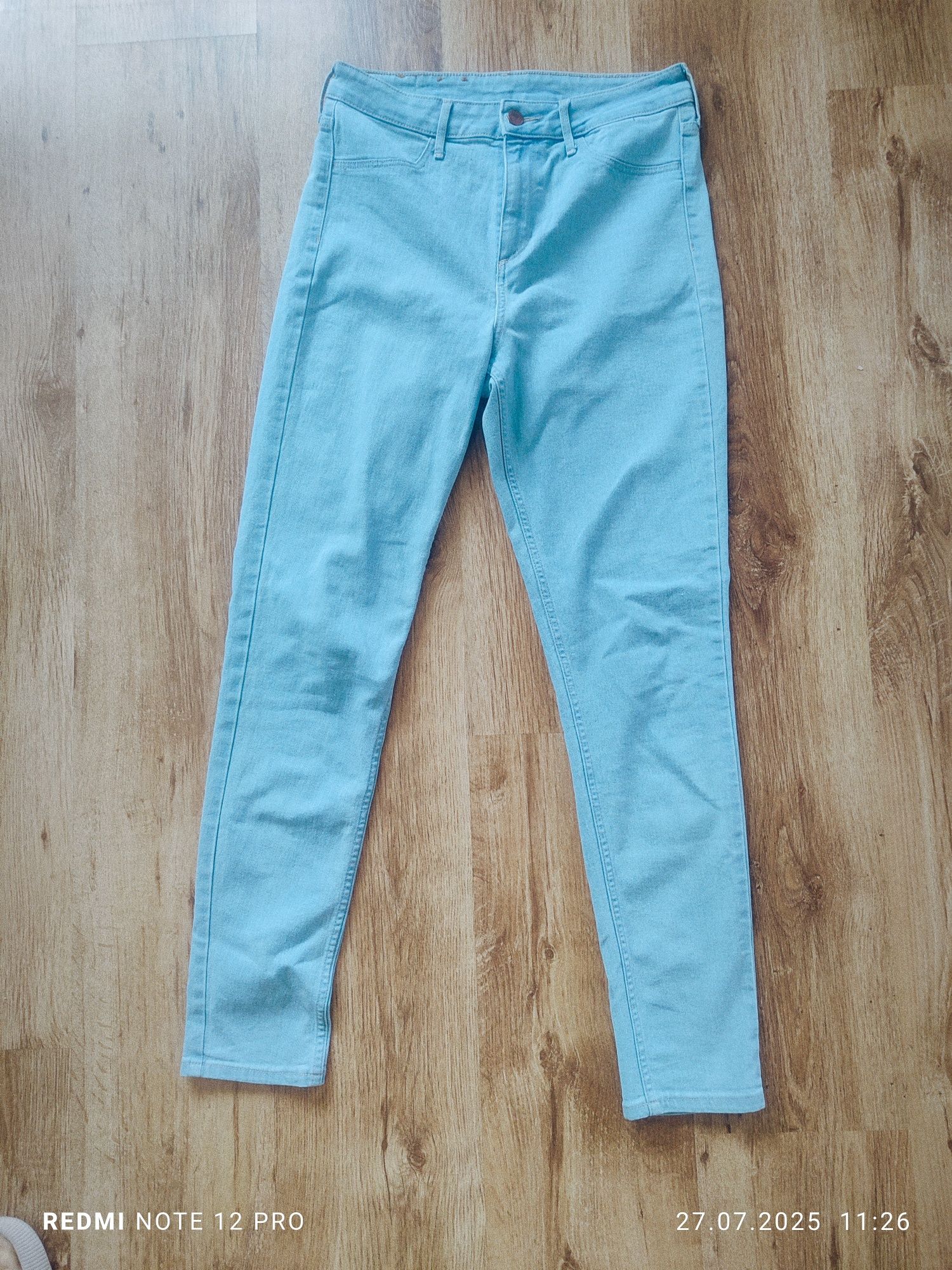 Spodnie skinny wysoki stan H&M