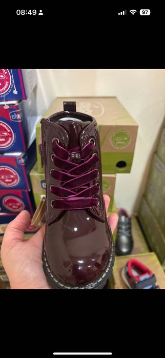 Bota verniz Bordo n26 Chicco