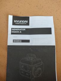 Agregat prądotwórczy Hyundai nowy