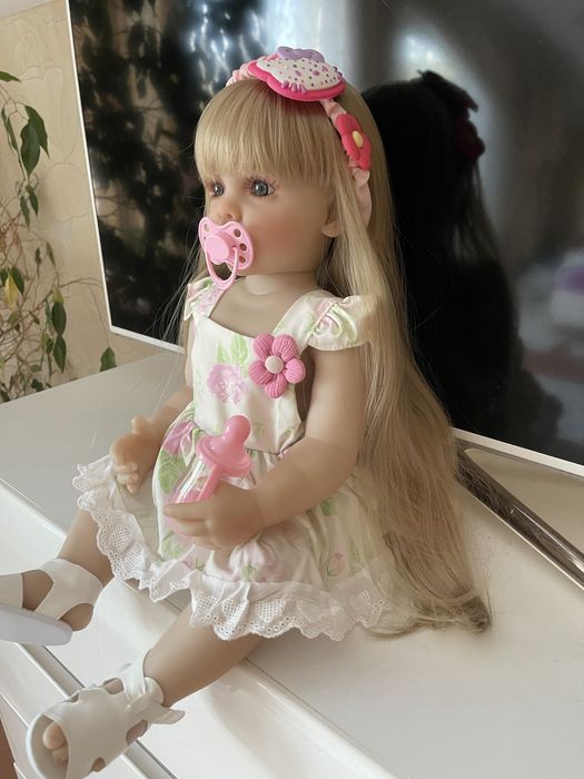 Лялька реборн вінілова, силіконова