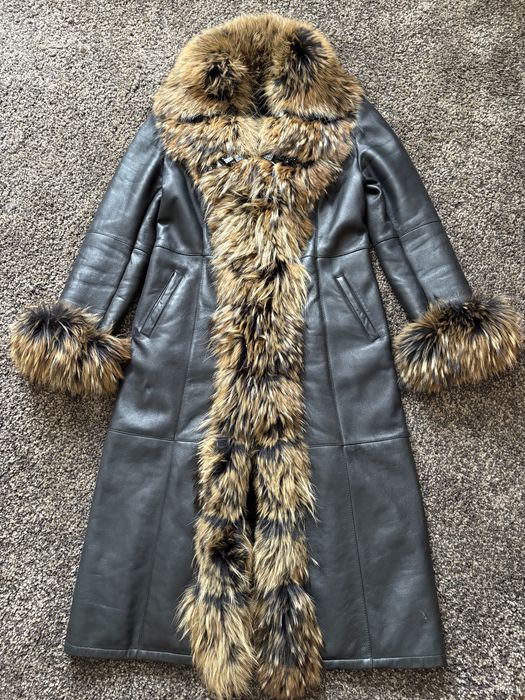 Натуральна дублянка з хутром