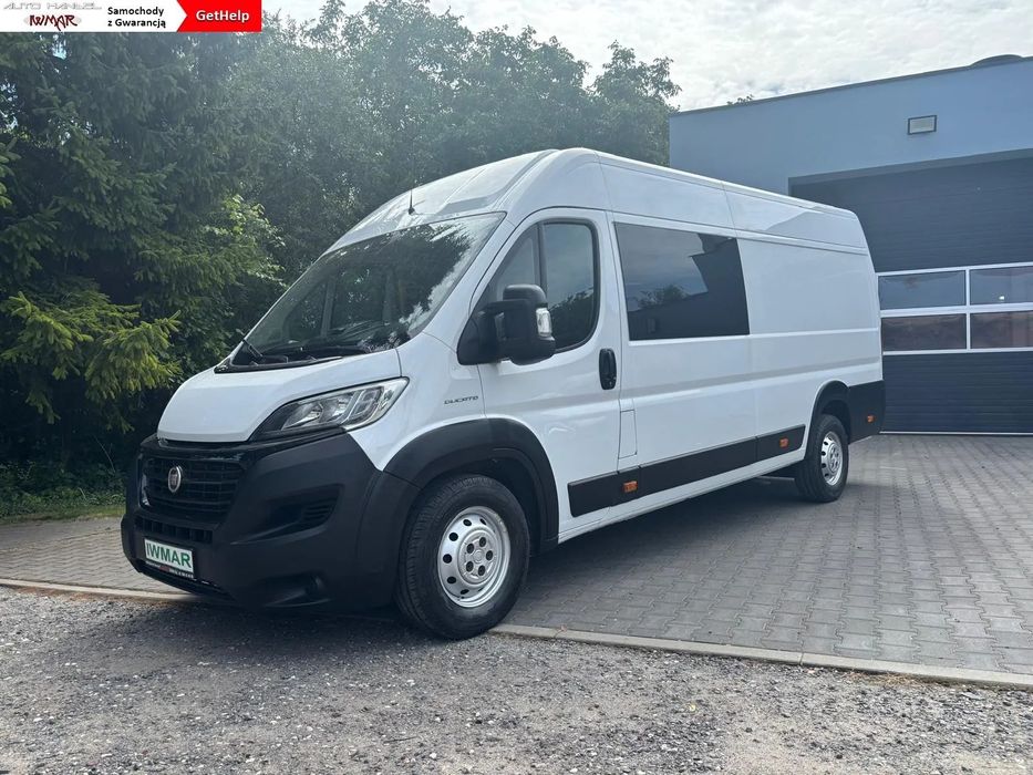 Fiat Ducato  2018*2.3 130KM*L4H2*Maxi*Brygadówka*7 osobowy*Salon PL* Tempomat