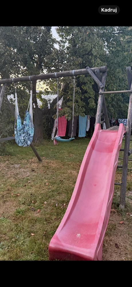 Zjeżdzalnia  i siodełka do huśtania