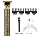 Maquina cortar cabelo USB aparador barba pelos Vintage Retro NOVO