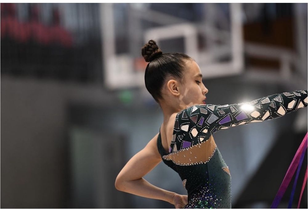 Купальник для гимнастики в идеальном состоянии 135-150