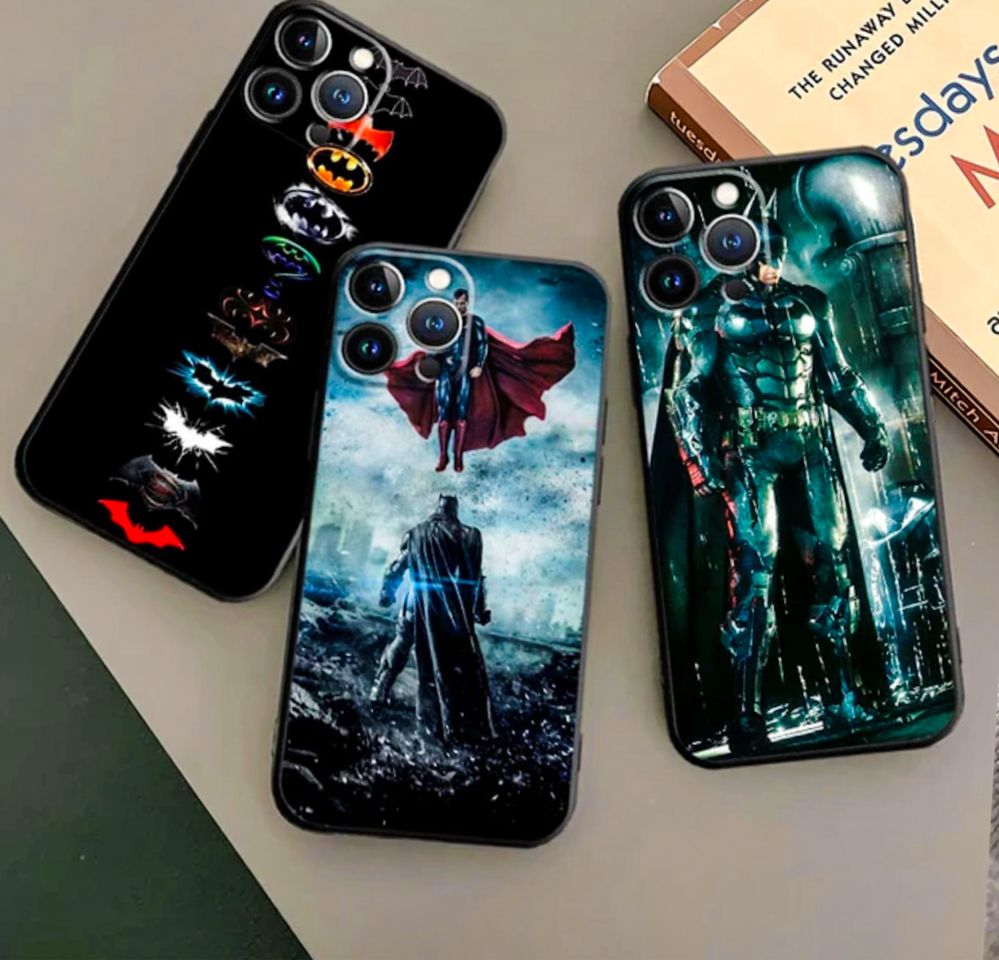 Batman Etui na telefon dla iPhone 14, 13, 12, 11, Mini, Pro, Max, XS