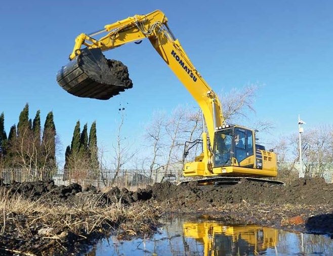 Prace ziemne, usługi koparką,wyburzenia, transport materiałów sypkich