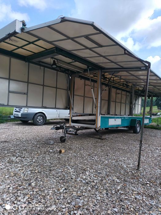 Przyczepa handlowa warzywna bazar stragan