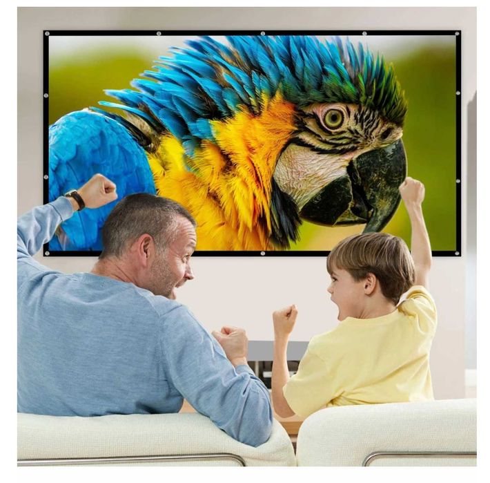 Нова Біла Тканина для Проектора, домашній кінотеатр банер на стіну
