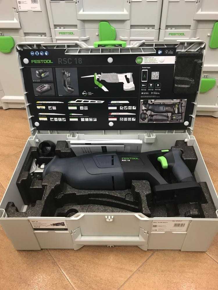 Akumulatorowa pilarka szablasta Festool RSC 18 EB-Basic