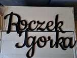 Napis na Roczek dla chłopca