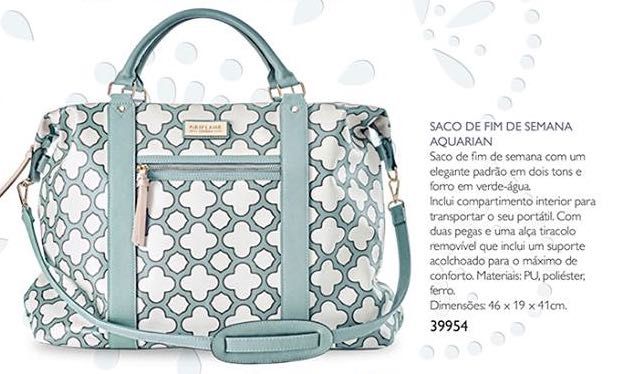 Saco Fim de Semana grande Aquarian NOVO