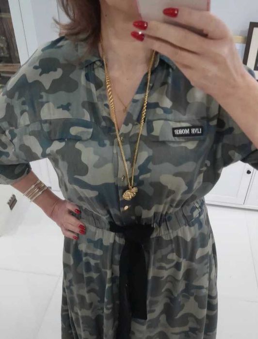 Mohito sukienka moro midi maxi wiskoza L