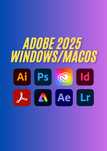 Adobe 2025 Photoshop Lightroom Classic Acrobat Premiere Pro Ilustrator