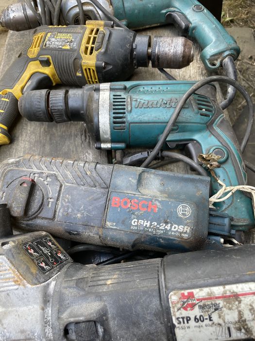 Wiertarka udarowa makita hp2070 hp1630 szlifierka stanley bosch