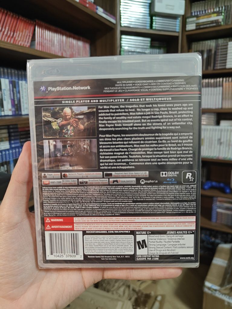 PS3 Max Payne 3 Nowa