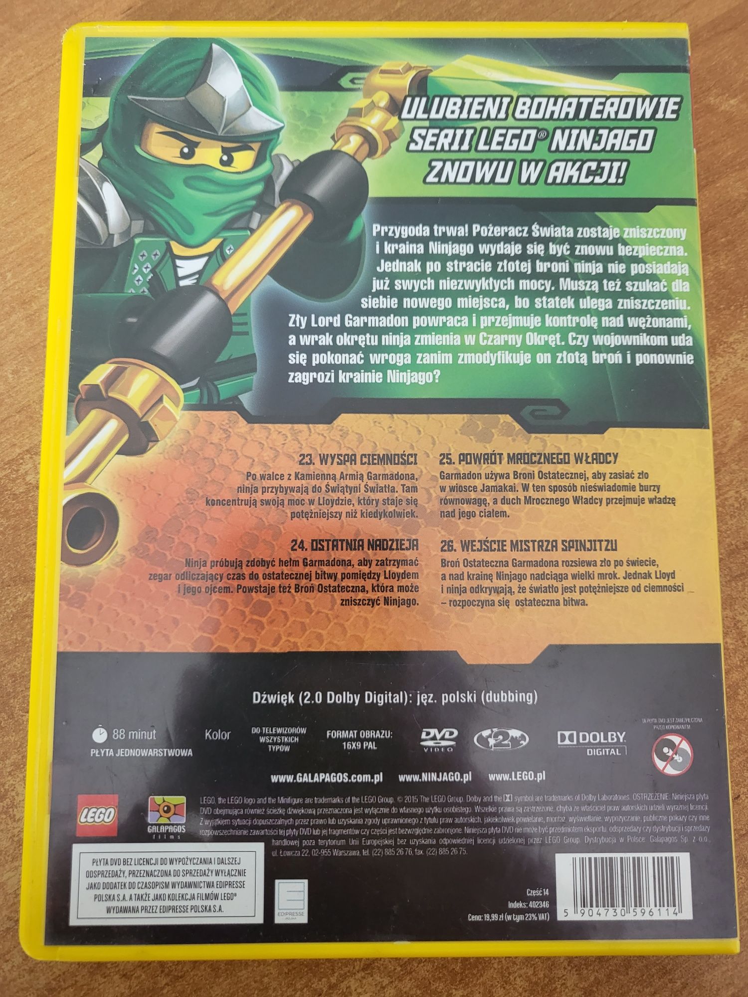 Film Lego Ninjago Rok węży - Przygoda trwa