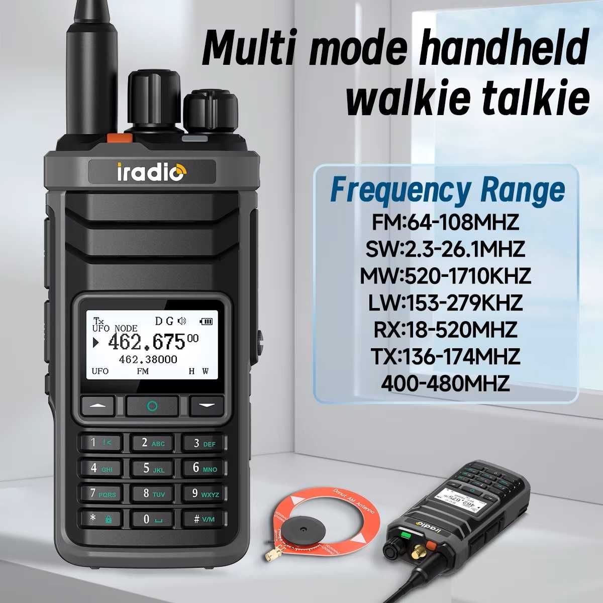 Рация Iradio UV-88 (Radtel Rt-860)  Прошита.