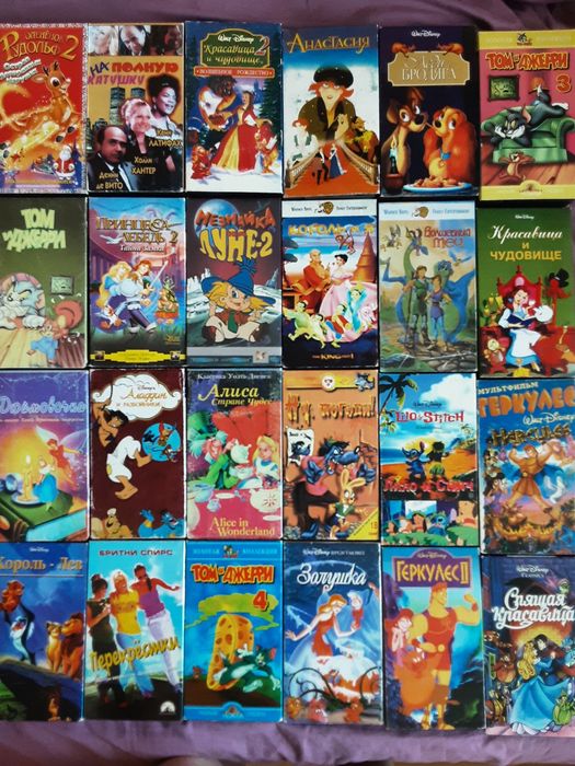 Видеокассеты  разные тематики