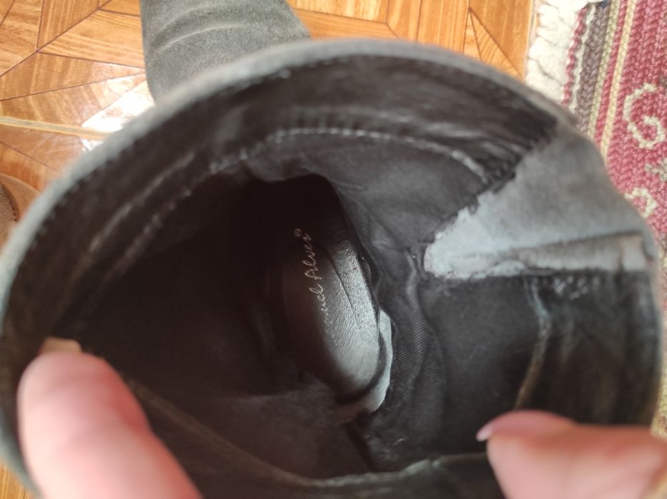 Botas em camurça marca Manuel Alves Tam 37/38