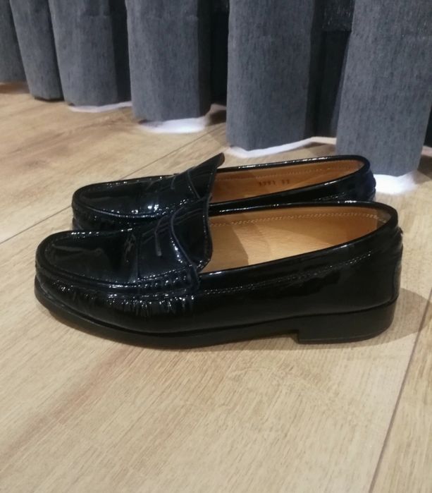 Mocassins em pele