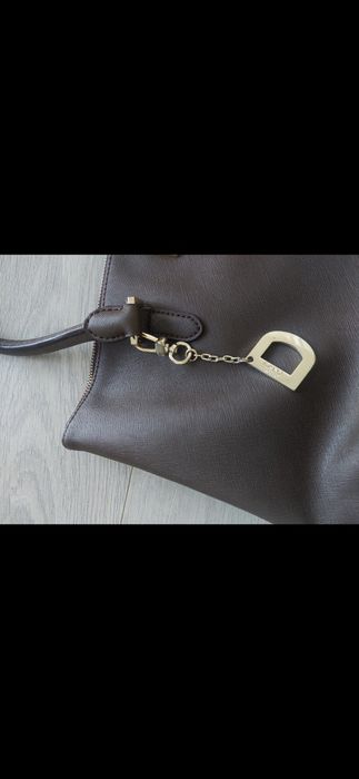 Mala DKNY verdadeira castanho