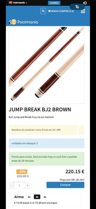 Taco de abertura e jump 2 em 1  (como novo) novo custa 225€