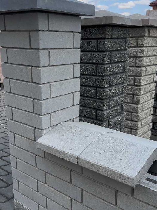 Цегла кирпич КАЯ , гладка, рваний камінь, ( лего ), поребрик, блок