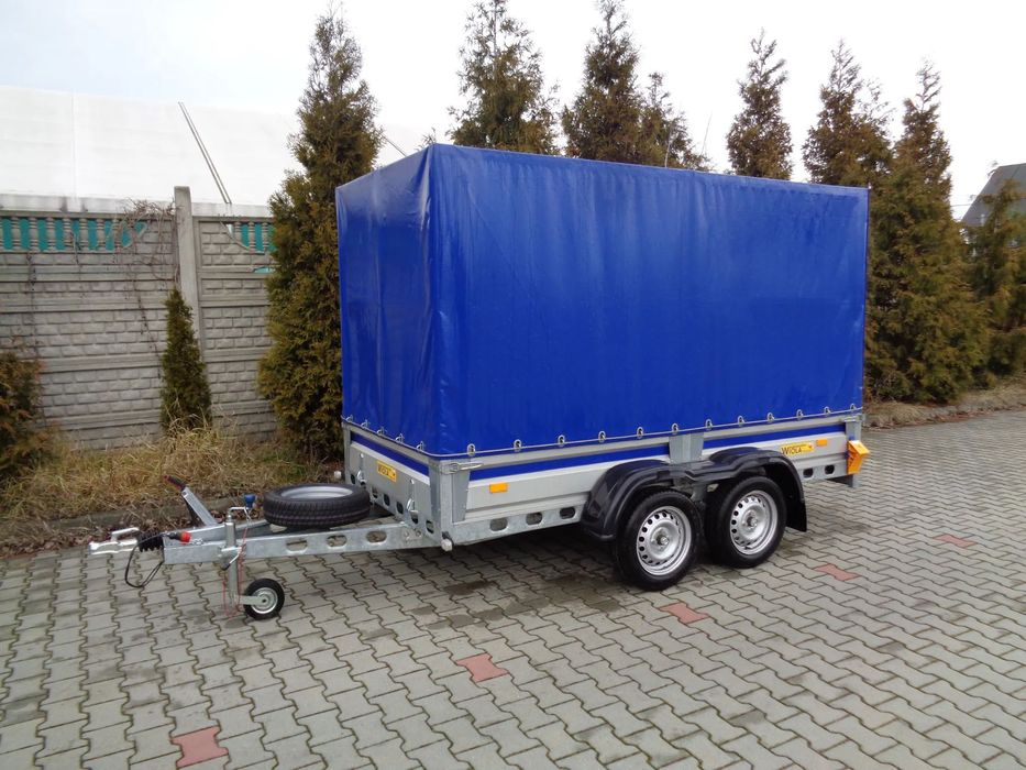 Wiola dwuosiowa hamowana z plandeką  WIOLA Silezia Komfort + Stan bardzo dobry