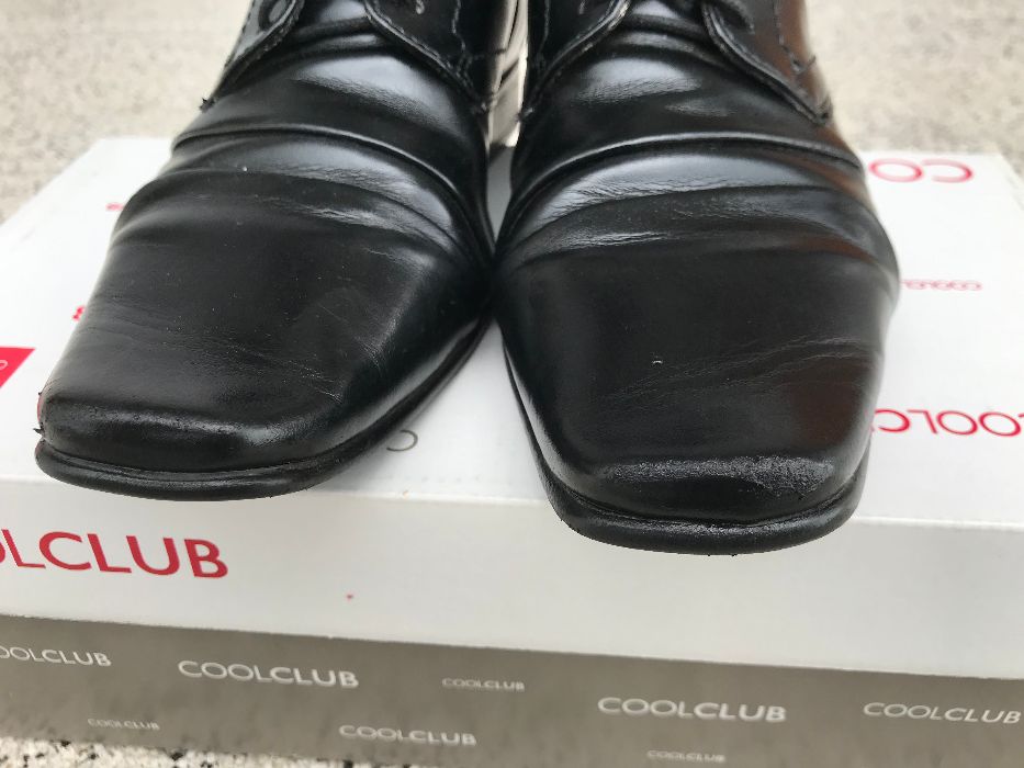 Buty wizytowe, skórzane, wyjściowe, komunia (wkładka 22,5cm) Cool Club