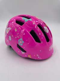 Kask rowerowy dziecięcy ABUS SMILEY 3.0 pink butterfly S (45-50 cm)