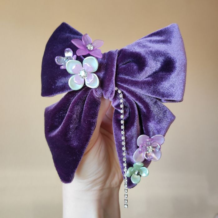 Заколка бантик для волосся