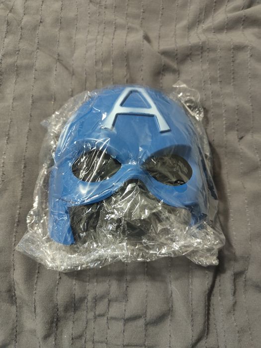 Maska Kapitan Ameryka Marvel superbohater strój przebranie Avengers