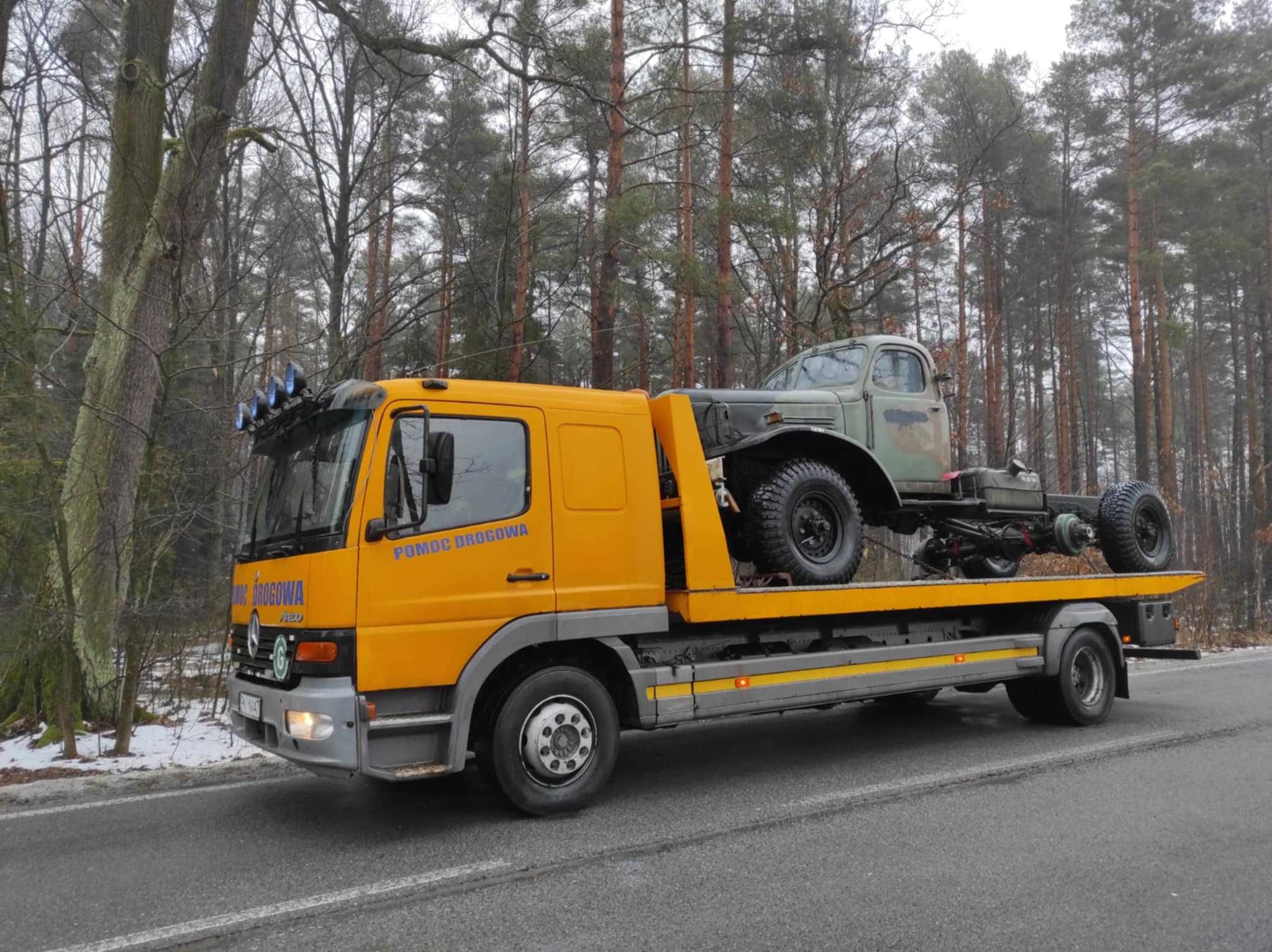 Sprzedam Mercedes Atego najazd hydrauliczny pomoc drogowa